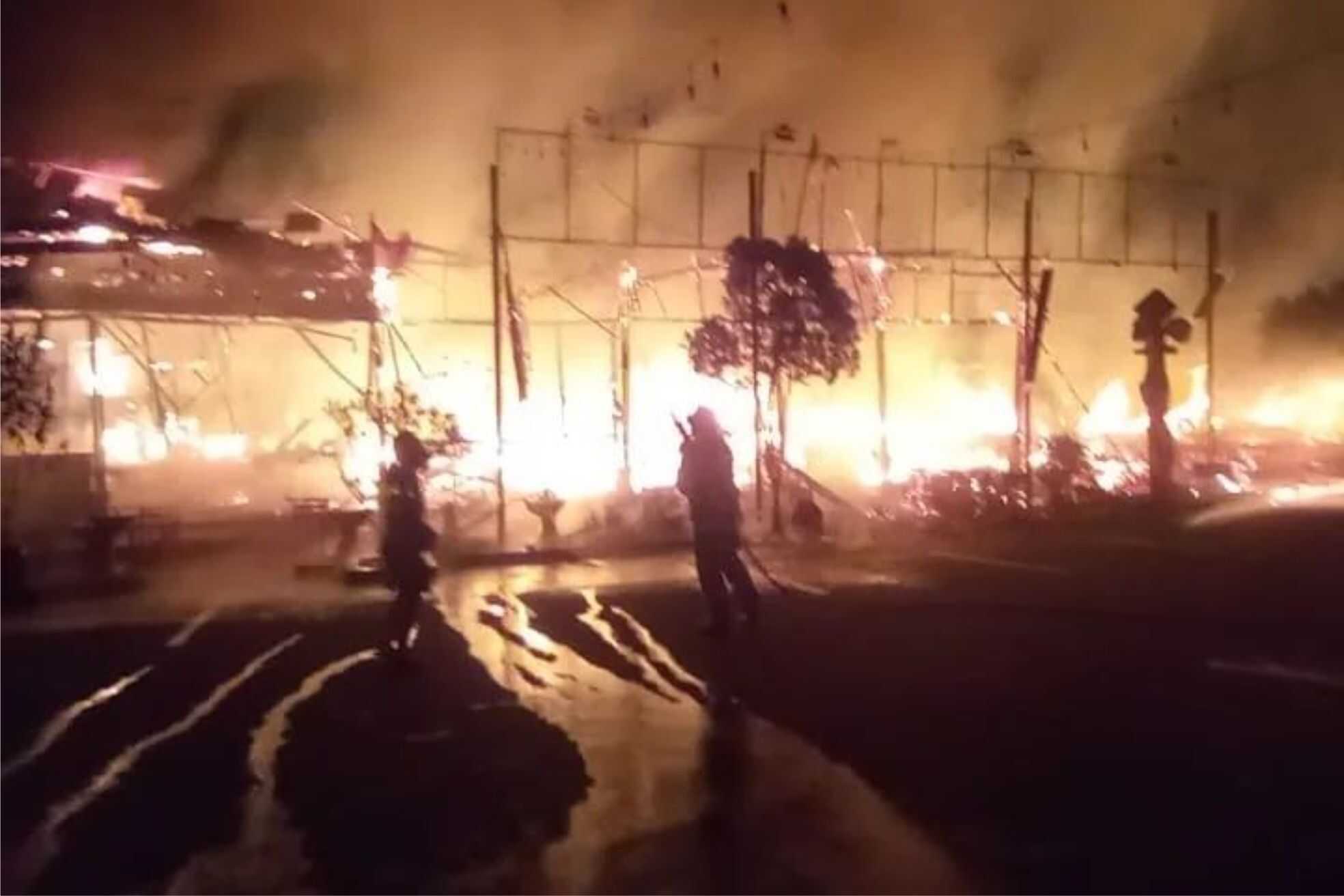 Rumah Makan di Limbangan Garut Ludes Terbakar, Diduga Lupa Mematikan Tungku Penggorengan